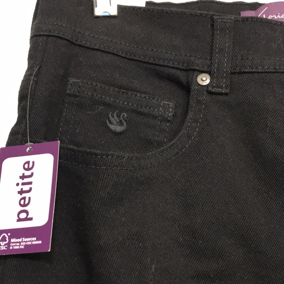 🎁NWT size 10P Gloria Vanderbilt black jeans - Picture 7 of 15